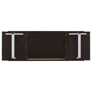 Lawtey 60-inch 2-drawer Office Computer Desk Cappuccino