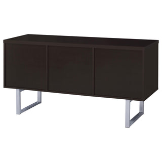 Lawtey 5-drawer Home Office Storage Credenza Cappuccino