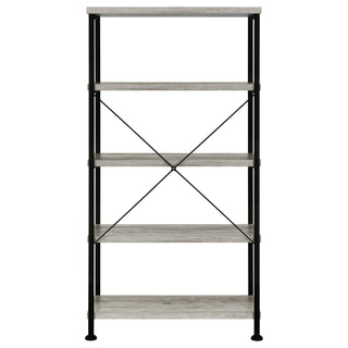 Analiese 63-inch 4-shelf Bookshelf Grey Driftwood