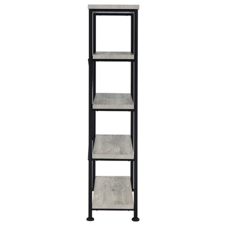 Analiese 63-inch 4-shelf Bookshelf Grey Driftwood