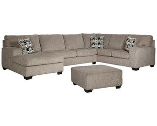 Ballinasloe 3-Piece Sectional with Ottoman