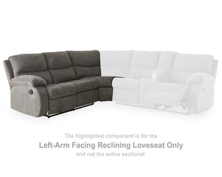 Museum Left-Arm Facing Reclining Loveseat