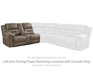 Ravenel Left-Arm Facing Power Reclining Loveseat with Console