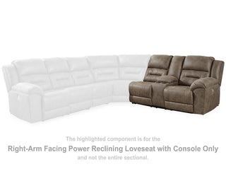 Ravenel Right-Arm Facing Power Reclining Loveseat with Console