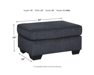 Altari 2-Piece Sectional with Chaise and Ottoman