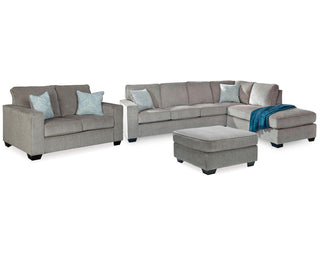 Altari 2-Piece Sleeper Sectional, Loveseat and Ottoman