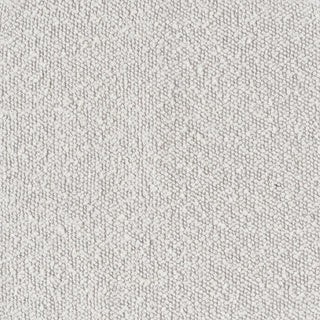 Serreta Boucle Upholstered Armless Acrylic Chair Ivory