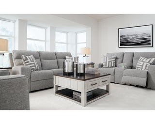 Biscoe Power Reclining Sofa and Loveseat
