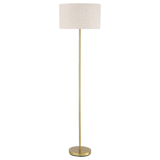 Ramiro 66-inch Drum Shade Metal Floor Lamp Gold