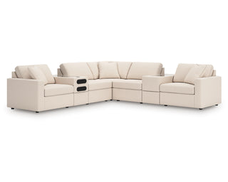 Modmax 7-Piece Balanced Sectional with Audio and Storage Consoles