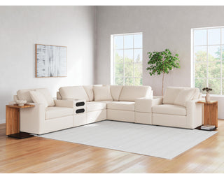 Modmax 7-Piece Balanced Sectional with Audio and Storage Consoles