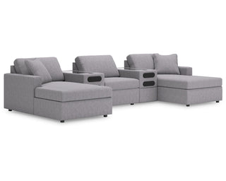 Modmax 5-Piece Sectional with Chaise and Audio Console