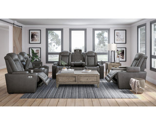 HyllMont Power Reclining Sofa, Loveseat and Recliner