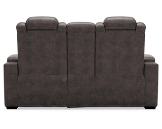 HyllMont Power Reclining Loveseat and Power Recliner