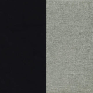 Flora 2-drawer Vanity Set with LED Mirror Black High Gloss