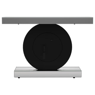 Bergenia LED Mirrored Entryway Sofa Console Table Silver