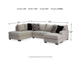 Megginson 2-Piece Sectional with Chaise