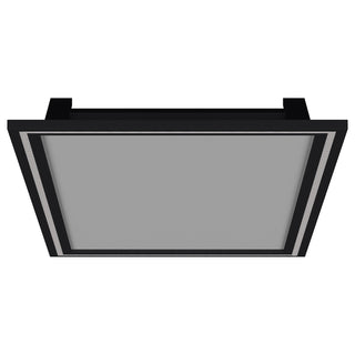 Windrose 28 x 67 Inch Tempered LED Standing Mirror Black
