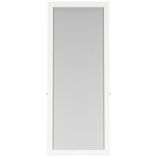 Windrose 28 x 67 Inch Tempered LED Standing Mirror White