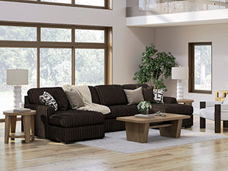 Midnight-Madness Armless Loveseat