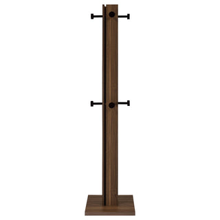 Rikkie Engineered Wood Coat Rack Walnut