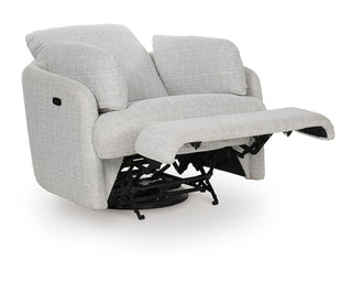 Alainmont Next-Gen Nuvella Swivel Power Recliner