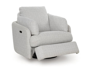 Alainmont Next-Gen Nuvella Swivel Power Recliner