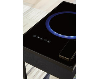Gemmet Accent Table with Speaker