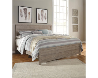 Culverbach King Panel Bed, Dresser, Mirror and Nightstand