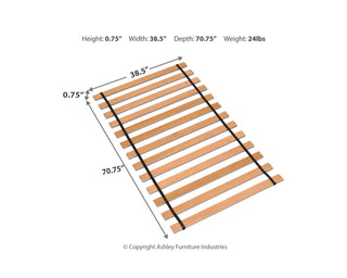 Platform Twin Roll Slats