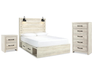 Cambeck Queen Storage Bed, Chest and Nightstand