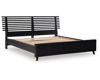 Danziar King Slat Panel Bed
