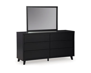 Danziar Queen Panel Bed, Dresser and Mirror