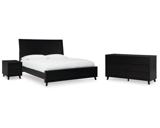 Danziar Queen Panel Bed, Dresser and Nightstand