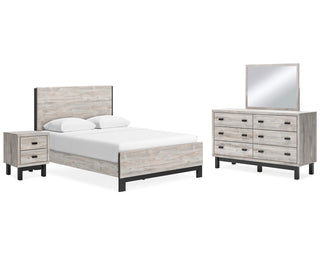 Vessalli Queen Panel Bed, Dresser, Mirror and Nightstand