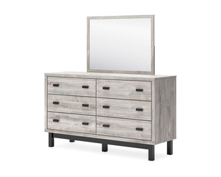 Vessalli Queen Panel Headboard, Dresser and Mirror