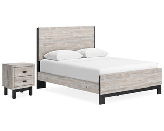 Vessalli Queen Panel Bed and Nightstand