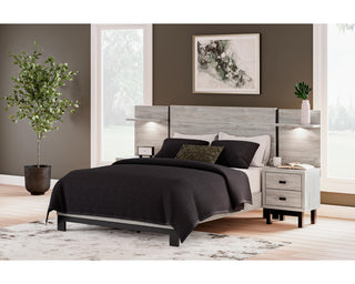 Vessalli Queen Panel Bed with Extensions