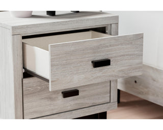 Vessalli Queen Panel Bed and Nightstand