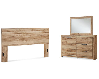 Hyanna King Panel Headboard, Dresser and Mirror