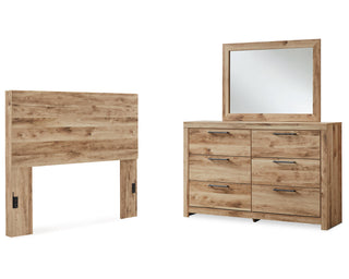 Hyanna Full Panel Headboard, Dresser and Mirror