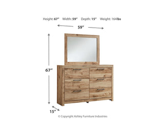 Hyanna King Panel Headboard, Dresser, Mirror and Chest