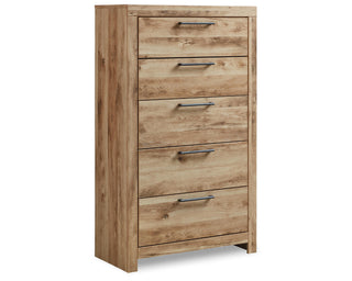 Hyanna King Panel Headboard, Dresser, Mirror and Chest