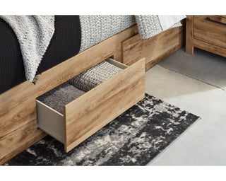 Hyanna King Panel Storage Bed with 1 Under Bed Storage Drawer