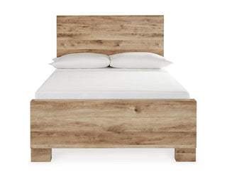 Hyanna Full Panel Bed, Dresser and Mirror