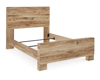 Hyanna Full Panel Bed, Dresser and Mirror