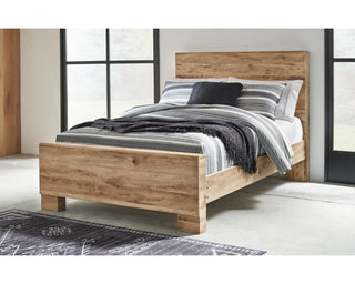 Hyanna Full Panel Bed, Dresser and Mirror