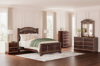 Glosmount Queen Poster Bed