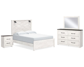 Gerridan Queen Panel Bed, Dresser, Mirror, and Nightstand