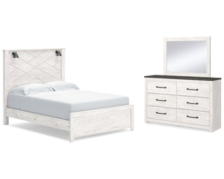 Gerridan Queen Panel Bed, Dresser and Mirror